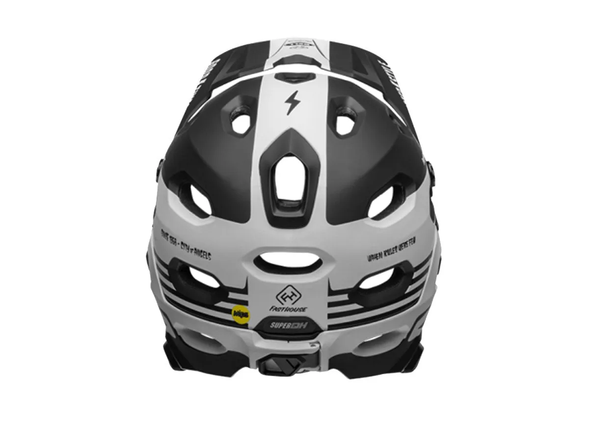 Bell Super DH MIPS Full Face Helmet - Matt Black-White-Fasthouse Stripes - 2019