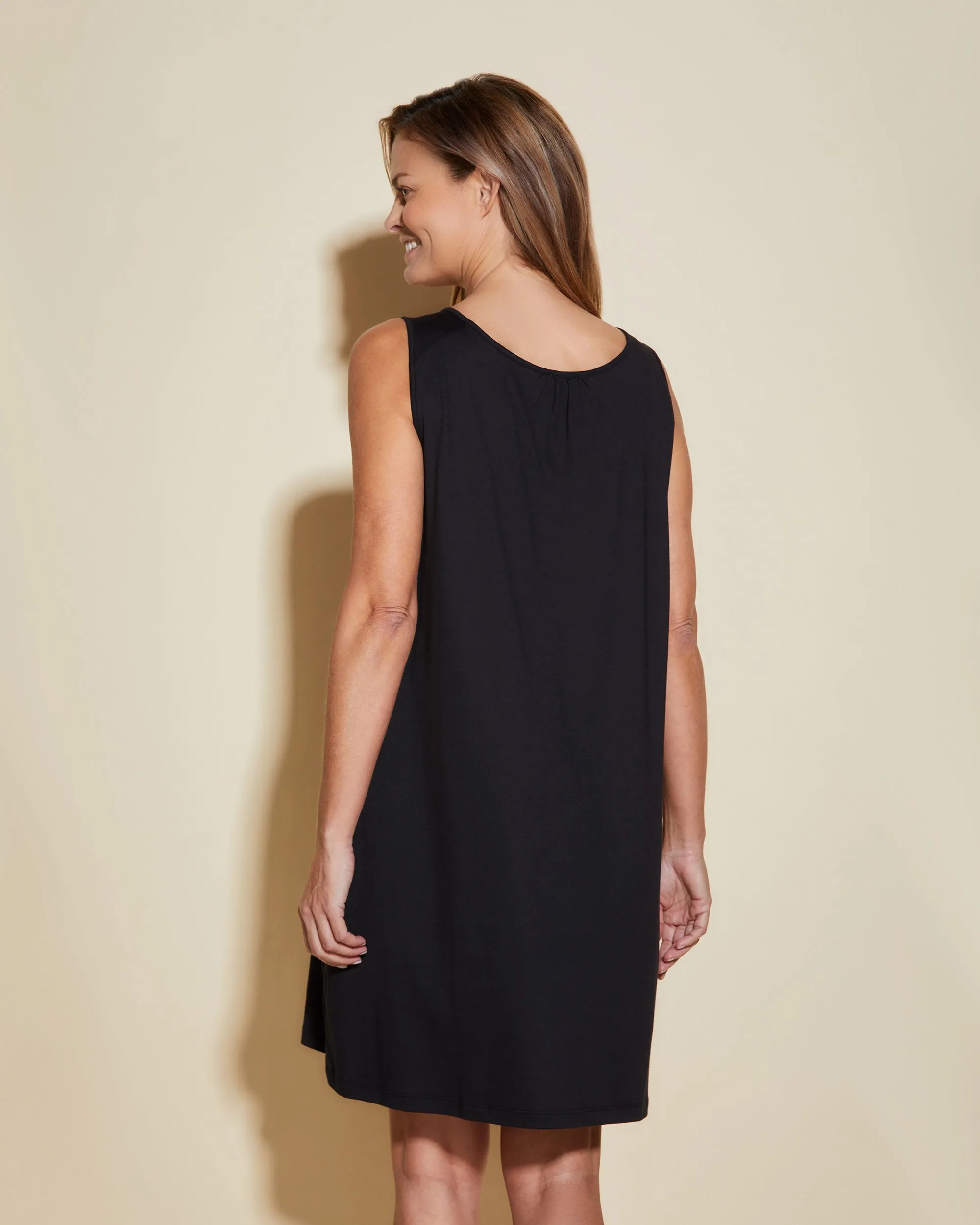 Bella Tank chemise with pockets