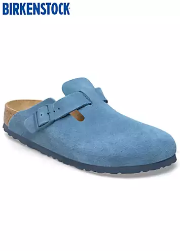 Birkenstock Women’s Elemental Blue Boston Sandals | Grattan