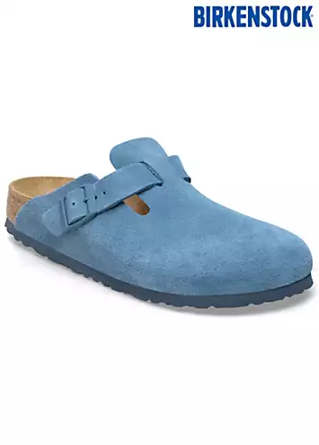 Birkenstock Women’s Elemental Blue Boston Sandals | Grattan