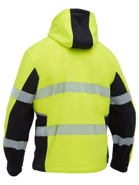 Bisley Flx & Move  Hi Vis Taped Liquid Repellent Fleece Hoodie (BK6571T)-