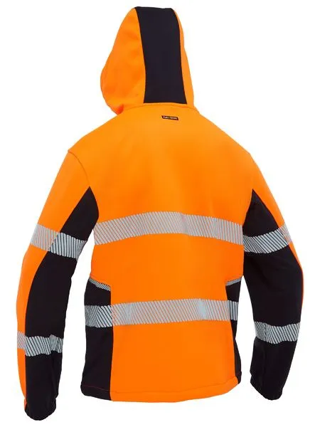 Bisley Flx & Move  Hi Vis Taped Liquid Repellent Fleece Hoodie (BK6571T)-