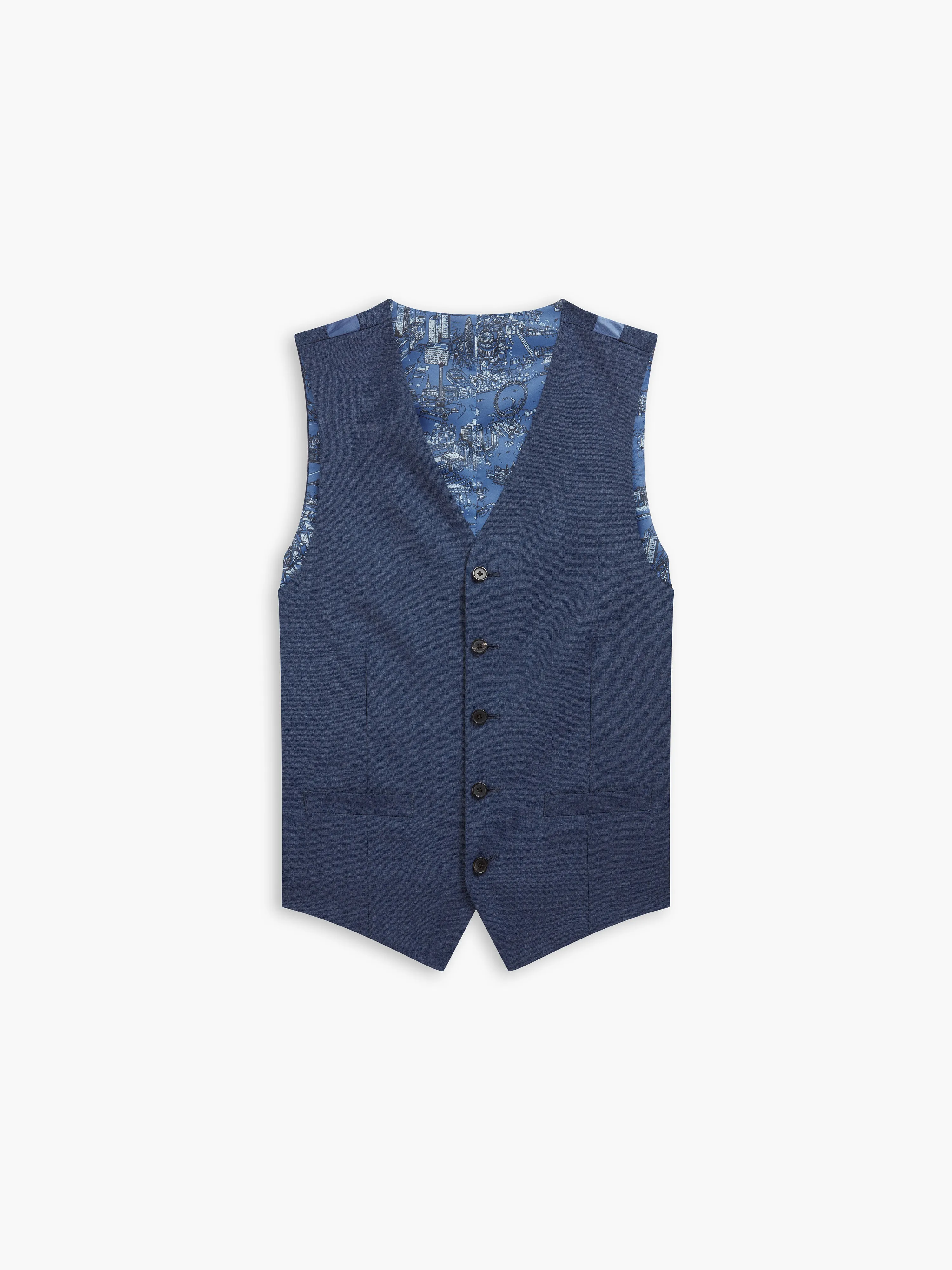 Blake Italian Luxury Slim Denim Waistcoat