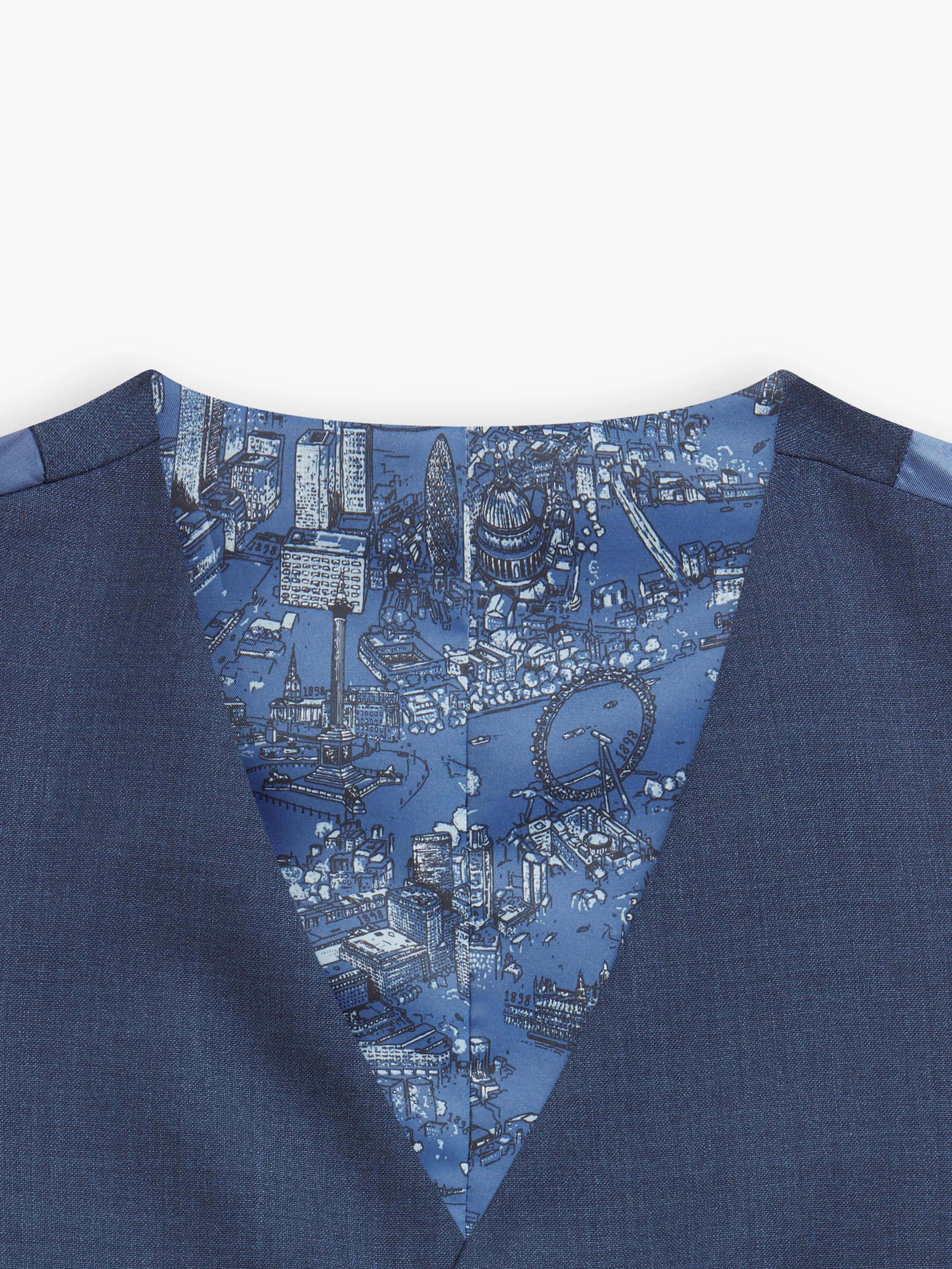 Blake Italian Luxury Slim Denim Waistcoat