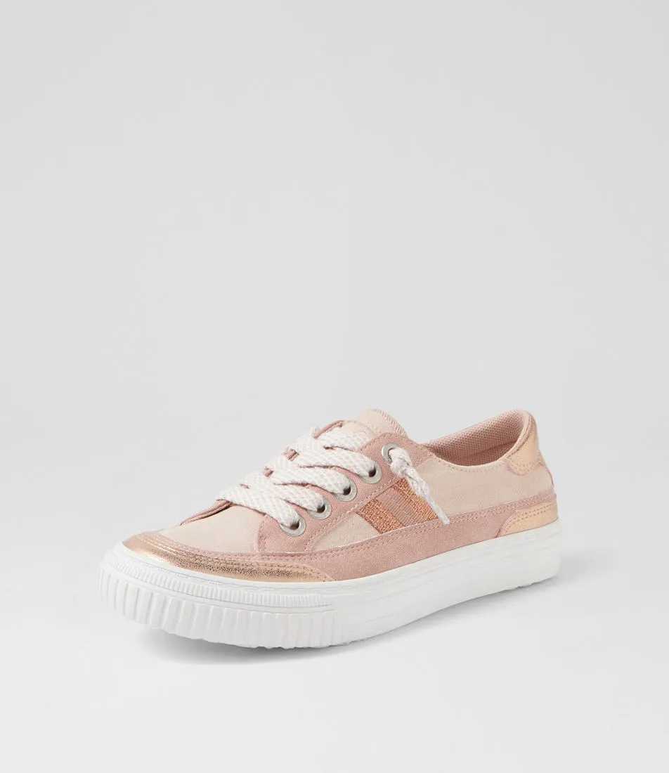 BLOWFISH Alex Rose Gold Multi Sneakers