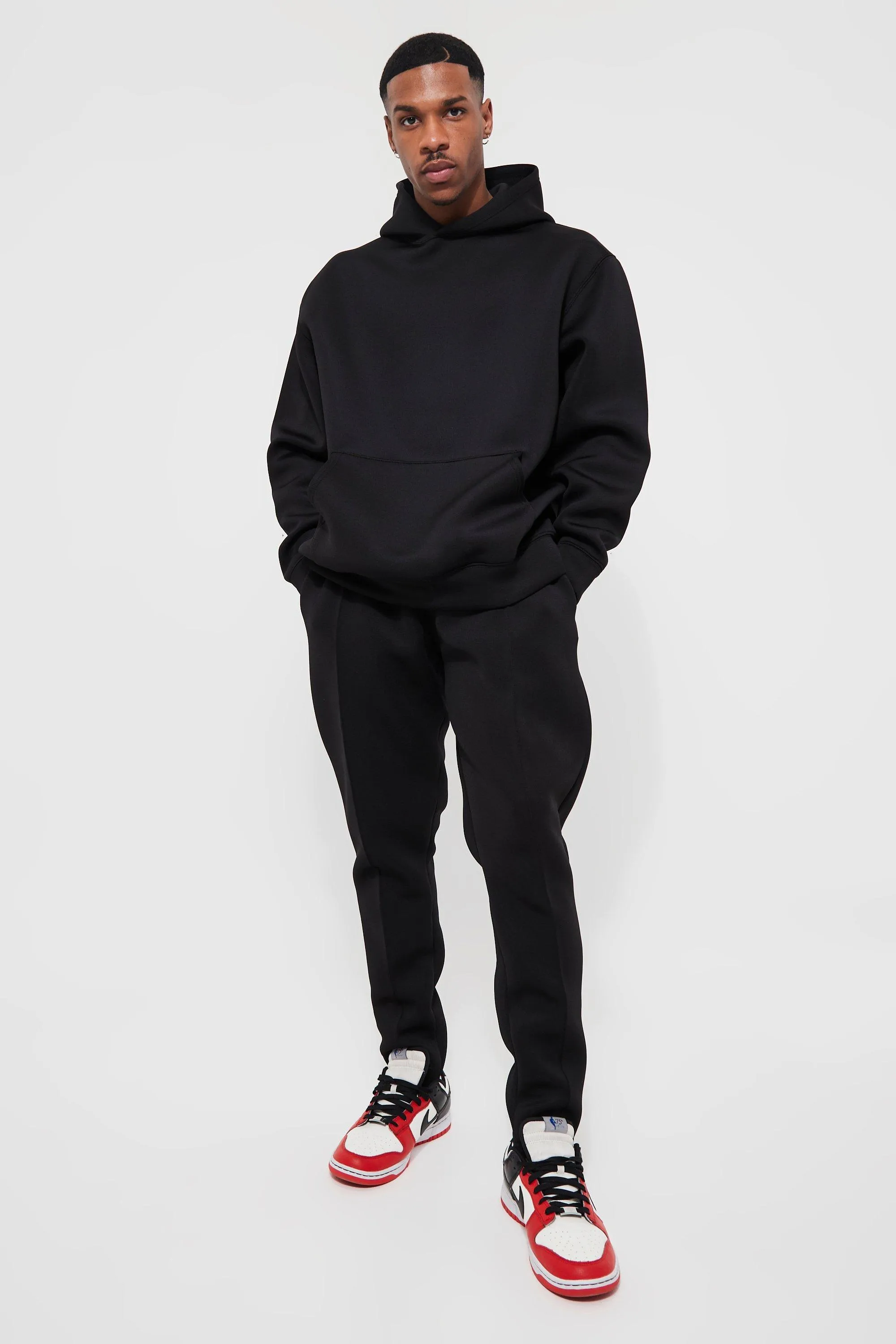 Bonded Scuba Oversized Hooded Tracksuit