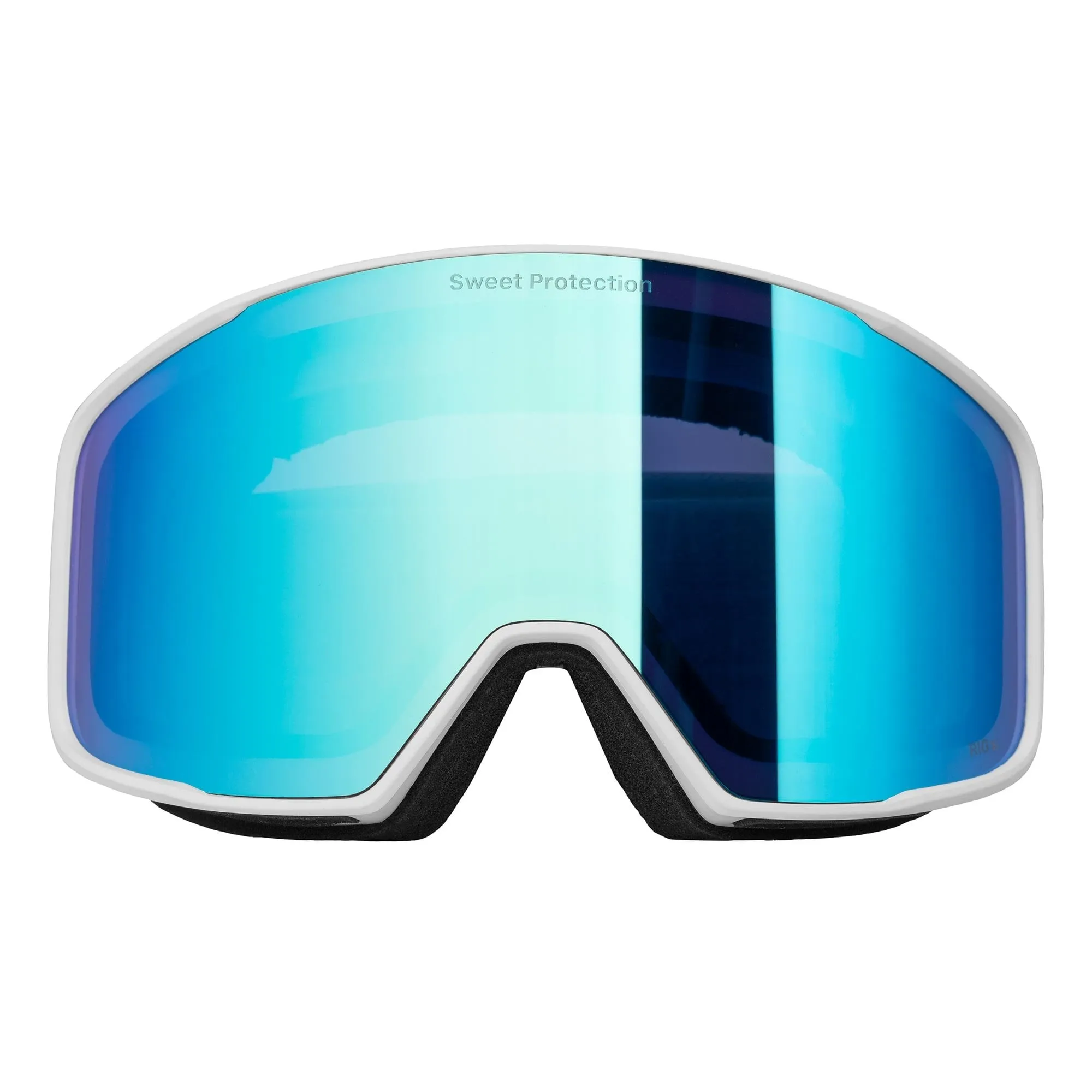 Boondock RIG Reflect Goggles - Satin White/RIG Aquamarine