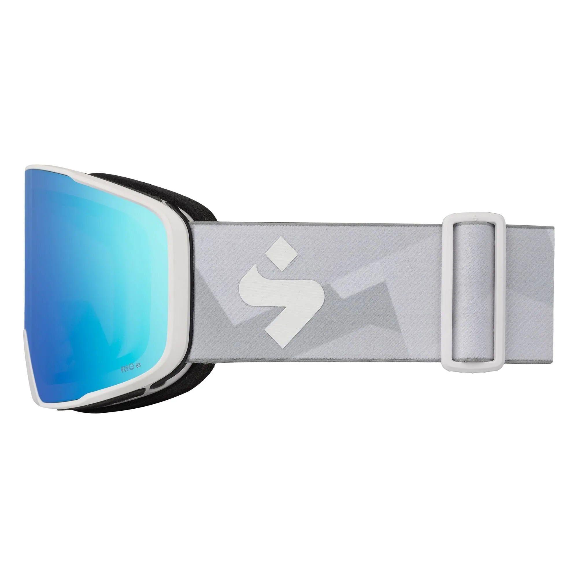 Boondock RIG Reflect Goggles - Satin White/RIG Aquamarine