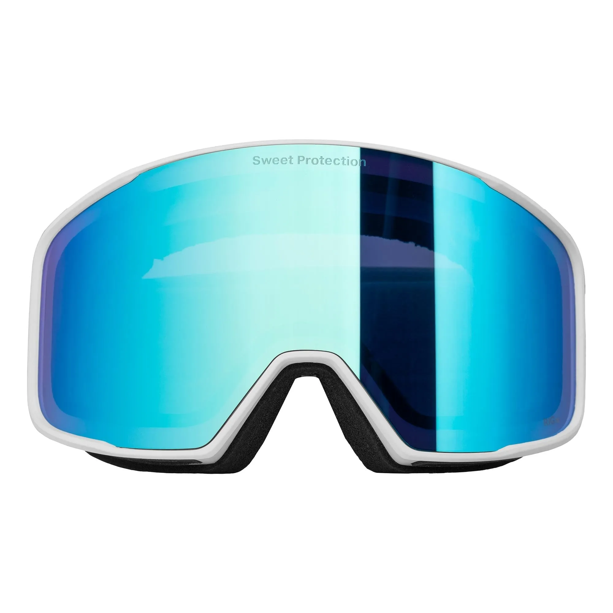 Boondock RIG Reflect (Low Bridge) Goggles + Satin White/RIG Aquamarine