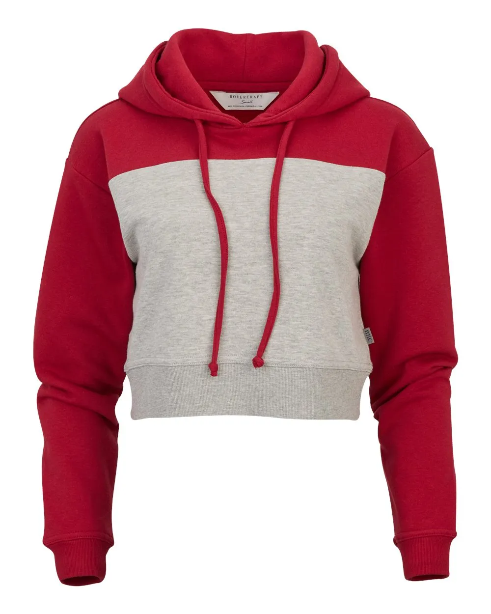 Boxercraft BW5404 Women's Cropped Fleece Hooded Sweatshirt SKU: BW5404