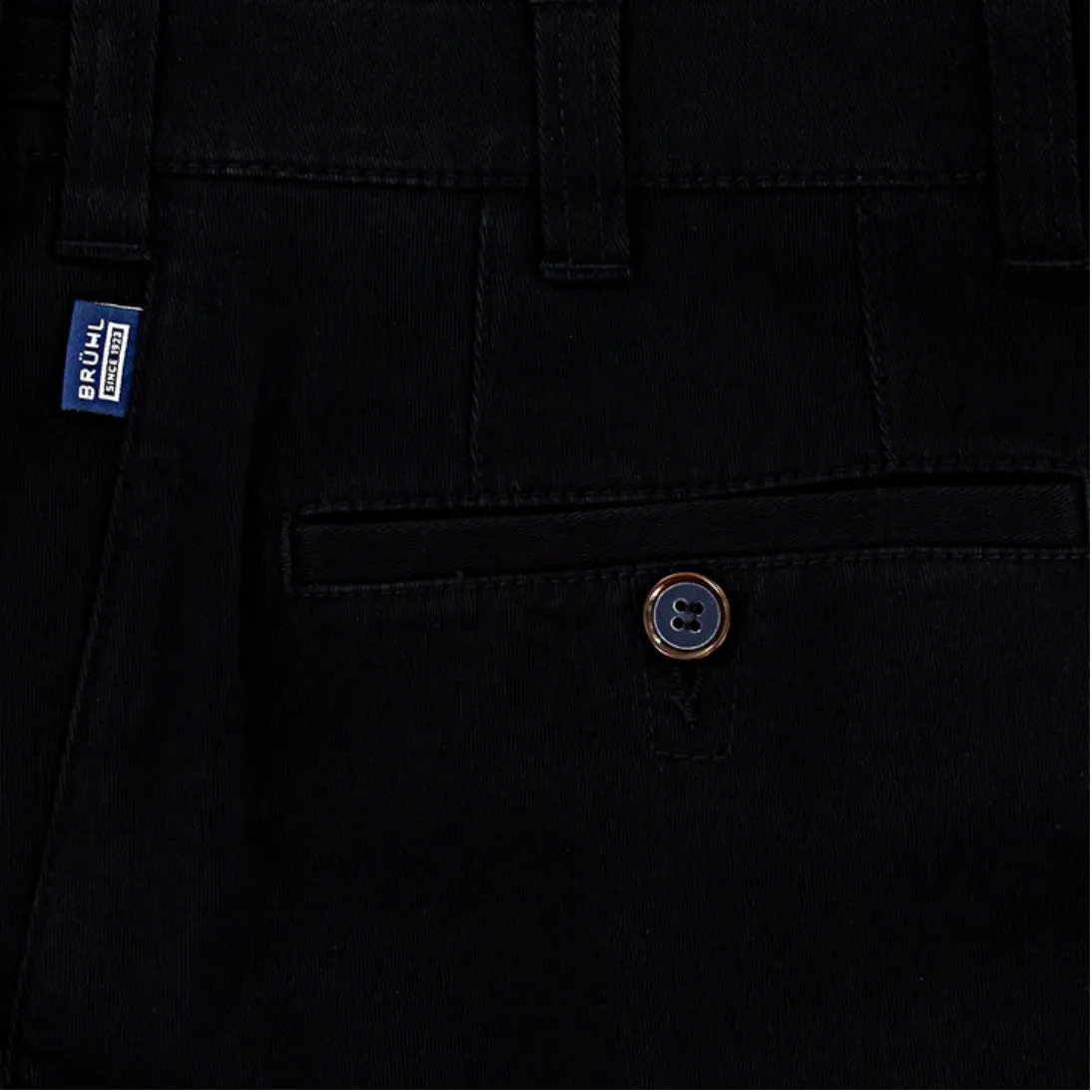 Bruhl Parma B Mover Stretch Winter Chino Trousers 185970 Navy