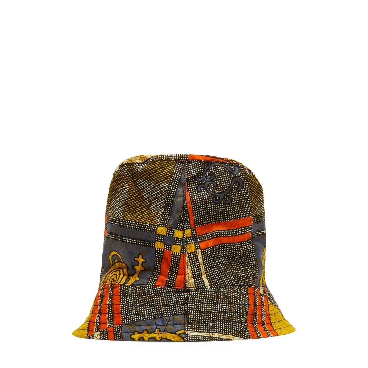 BUCKET HAT Black/Gold African Print