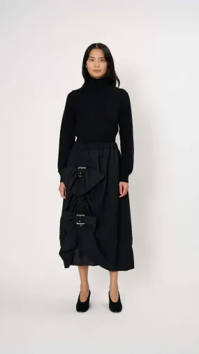 Buckle Skirt - Black