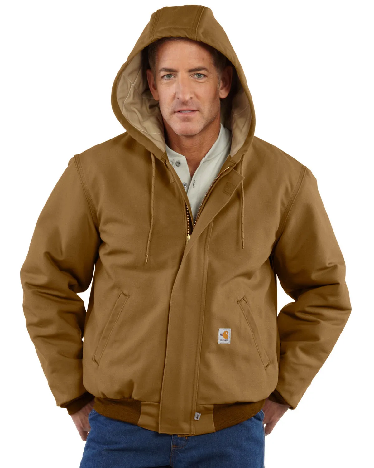 Carhartt Men's FR Duck Active Hooded Jacket - Big & Tall