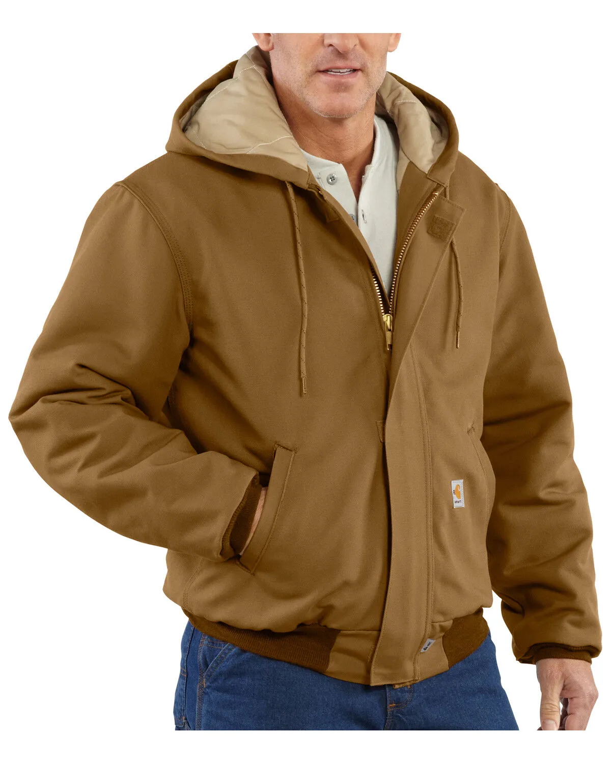 Carhartt Men's FR Duck Active Hooded Jacket - Big & Tall