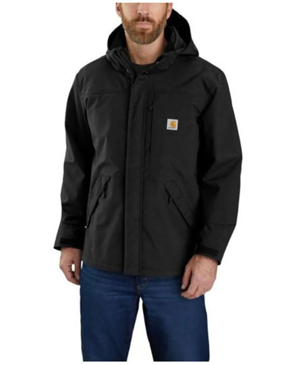 Carhartt Men's Shoreline Storn Defender Loose Heavyweight Zip-Front Work Jacket - Tall