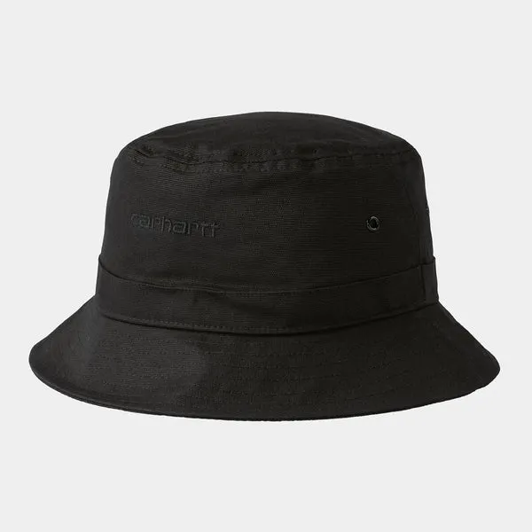 Carhartt WIP Script Bucket Hat - Black / Black