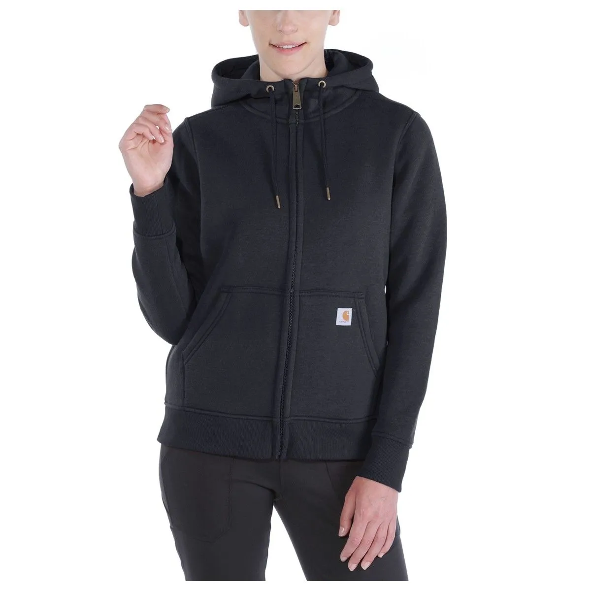 Carhartt 102788 Clarksburg Full Zip Hoodie - Black