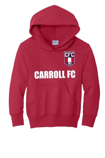 Carroll FC -Youth Core Fleece Hooded Sweatshirt