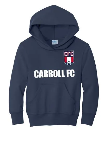 Carroll FC -Youth Core Fleece Hooded Sweatshirt