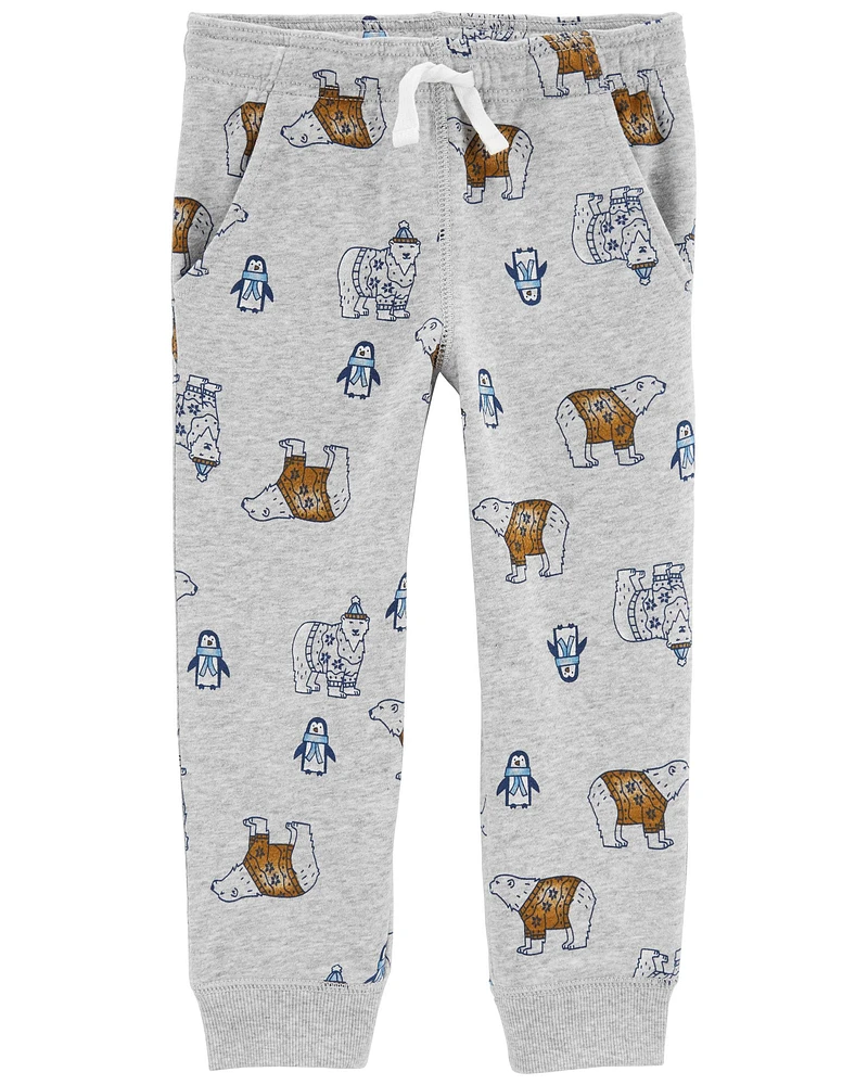 Carters Oshkosh Baby Polar Bear Pull-On Joggers