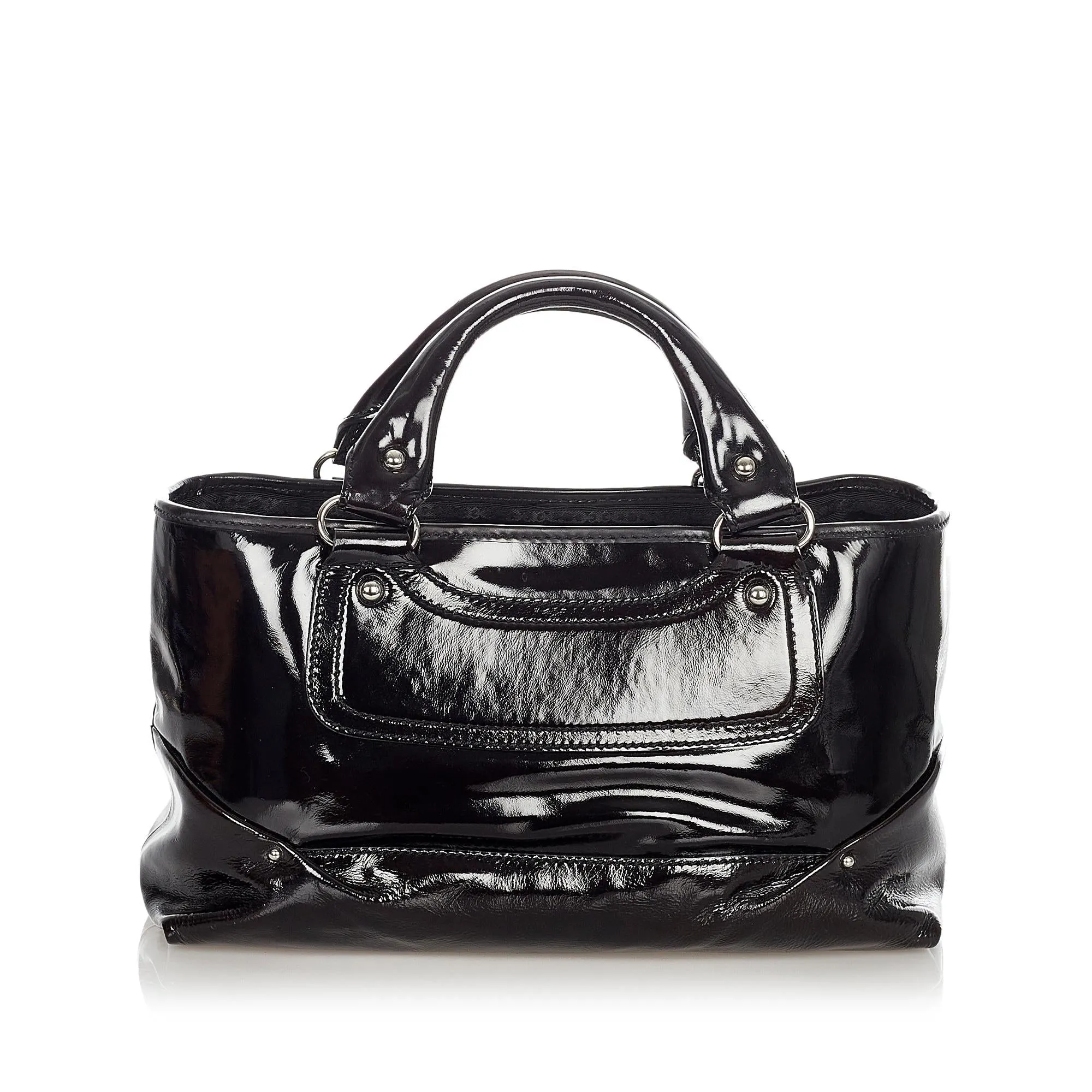 Celine Boogie Patent Leather Handbag (SHG-31596)