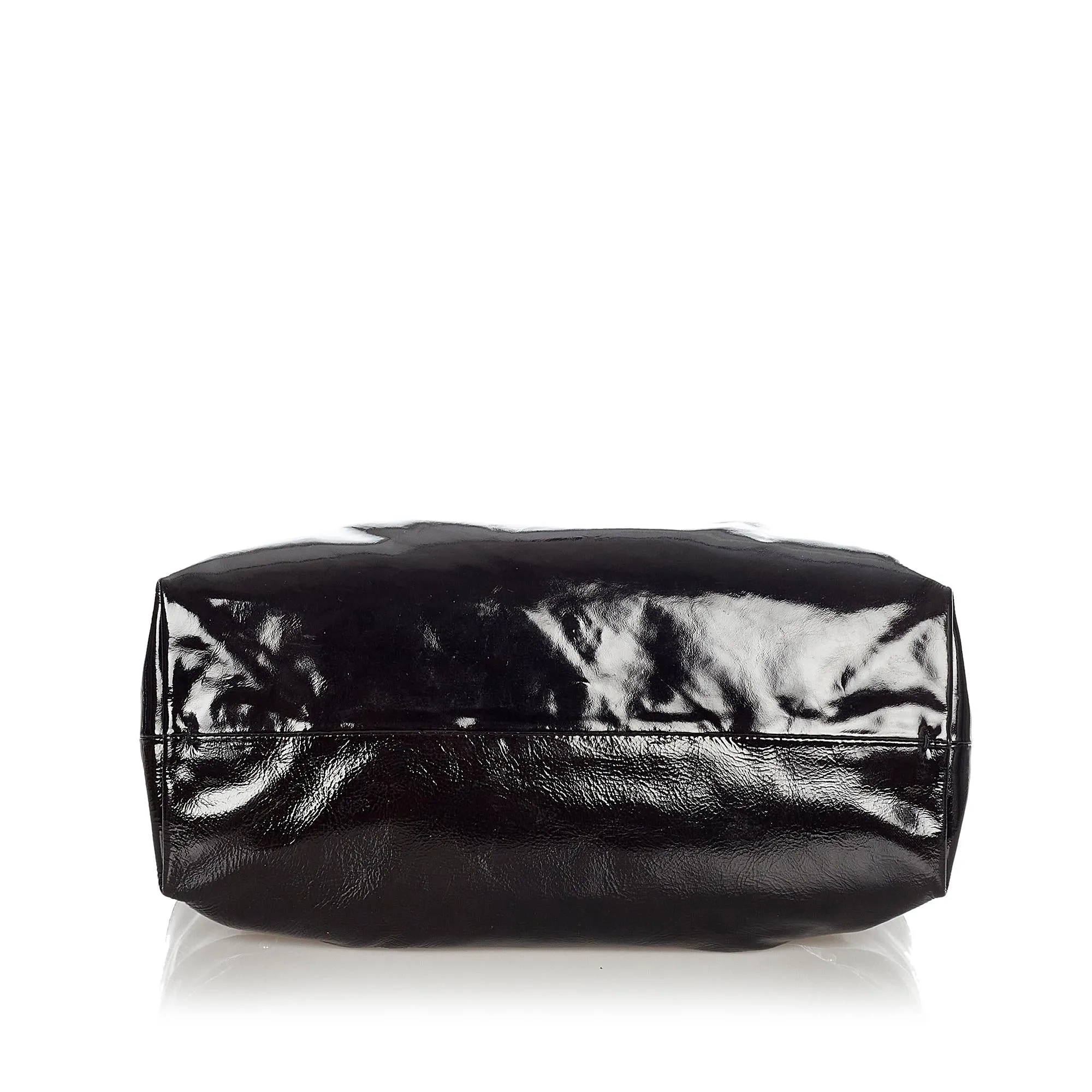 Celine Boogie Patent Leather Handbag (SHG-31596)