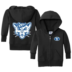 Chad & Jake  BYU Cougars Toddler Black Logo Full-Zip Hoodie Jacket