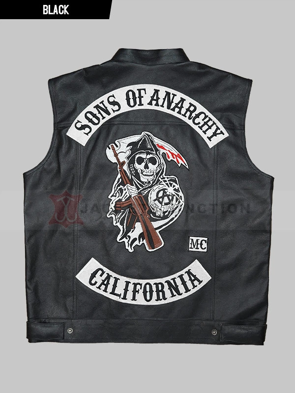 Charlie Hunnam SOA Sons of Anarchy Leather Vest