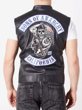 Charlie Hunnam SOA Sons of Anarchy Leather Vest