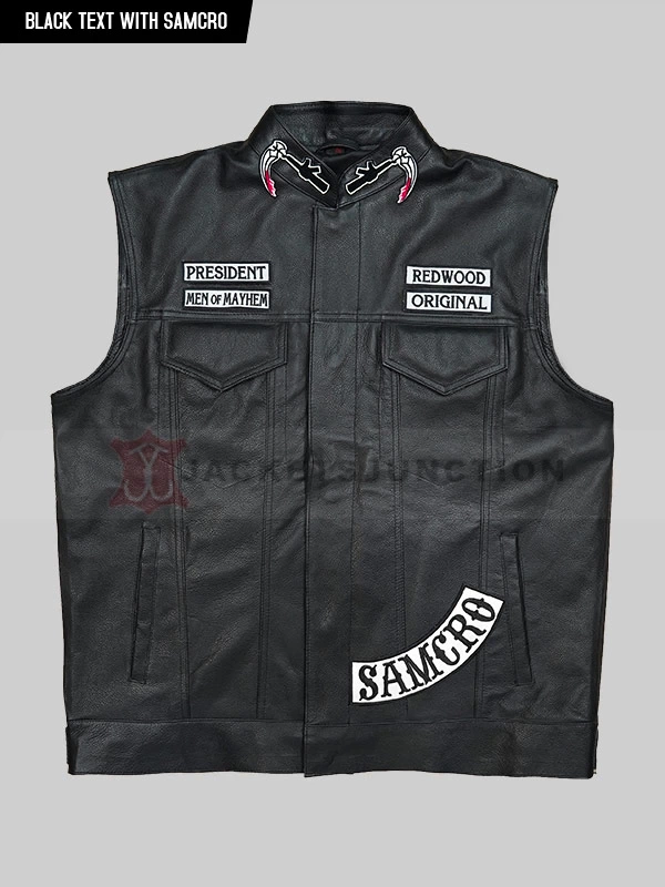 Charlie Hunnam SOA Sons of Anarchy Leather Vest