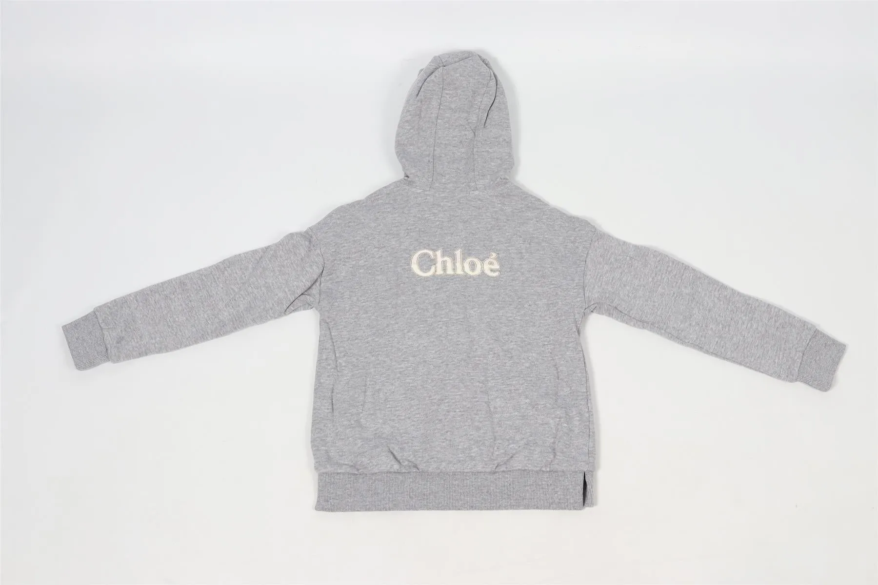 CHLO GREY KIDS GIRLS COTTON HOODIE 8 YEARS