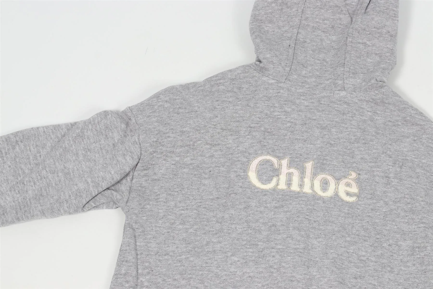 CHLO GREY KIDS GIRLS COTTON HOODIE 8 YEARS