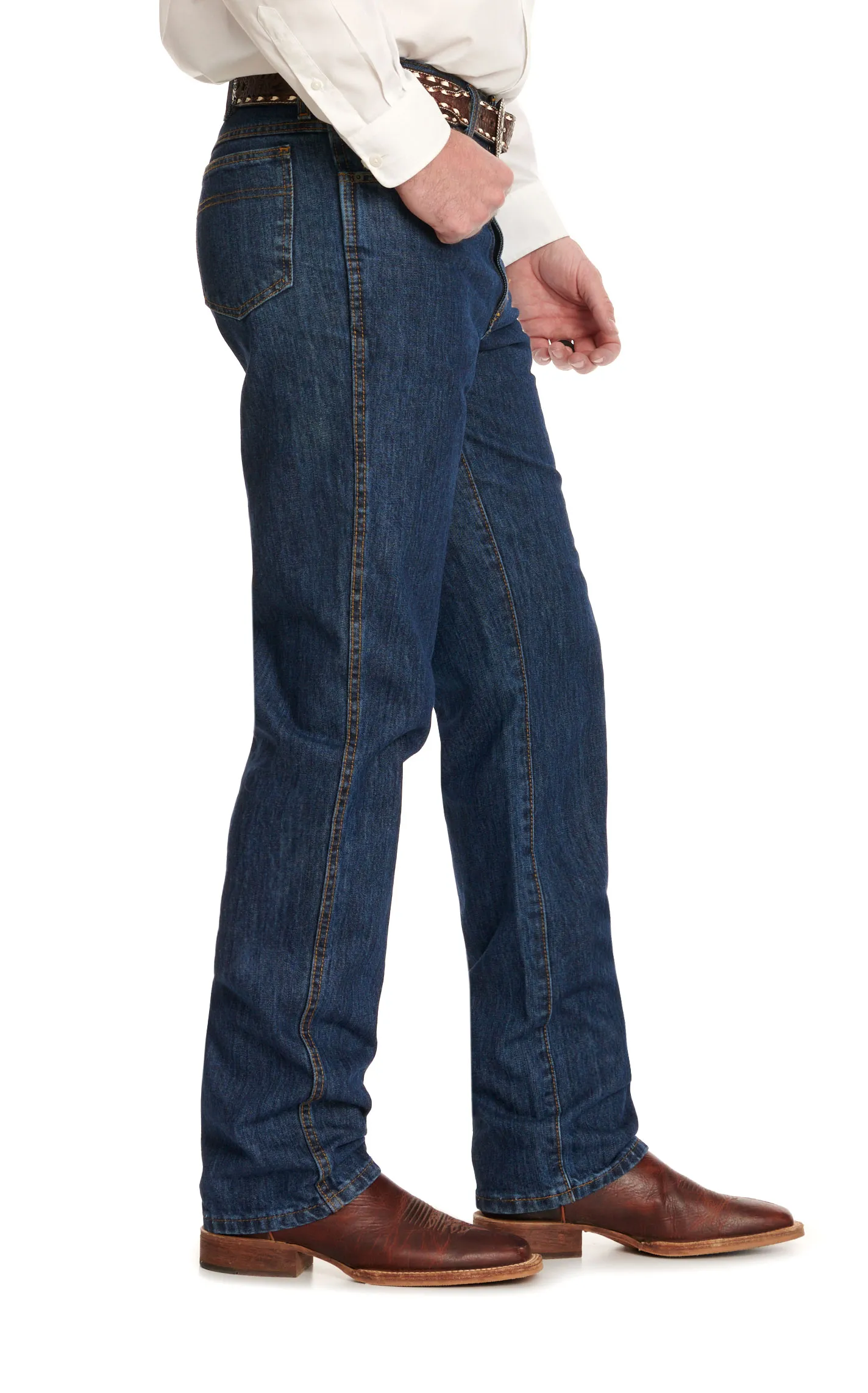 Cinch Men's Dark Wash Blue Label Carpenter Style Jeans