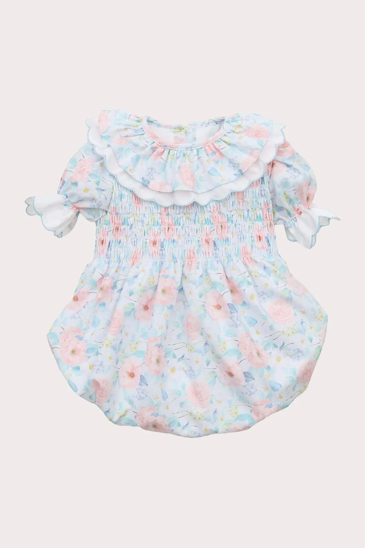 Classic Smocked Romper (3M, 6M)