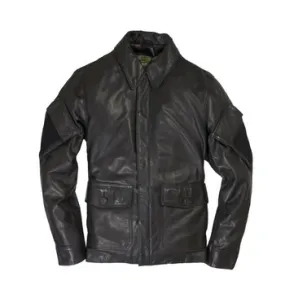 Cockpit USA Sniper Leather Jacket Black USA Made