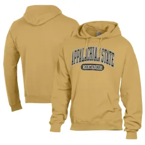 Comfort Wash  Appalachian State Mountaineers Gold Lightweight Fleece Pullover Hoodie