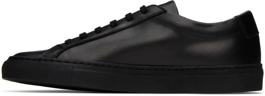 Common Projects Black Original Achilles Sneakers