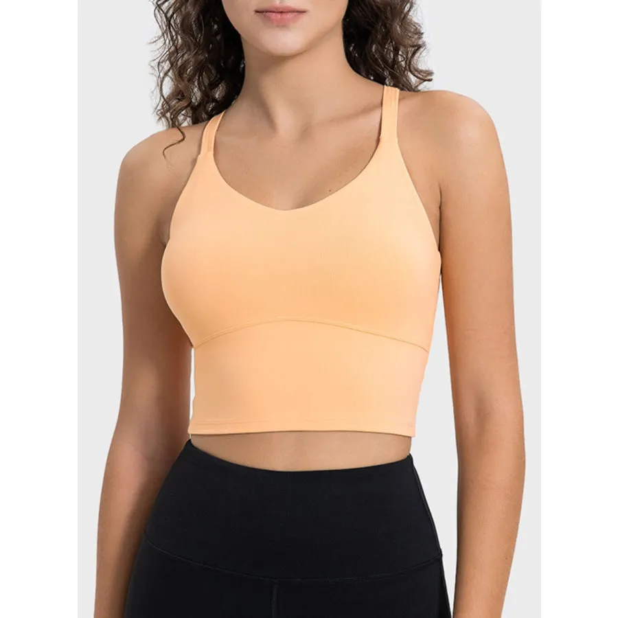 Crisscross Round Neck Active Tank