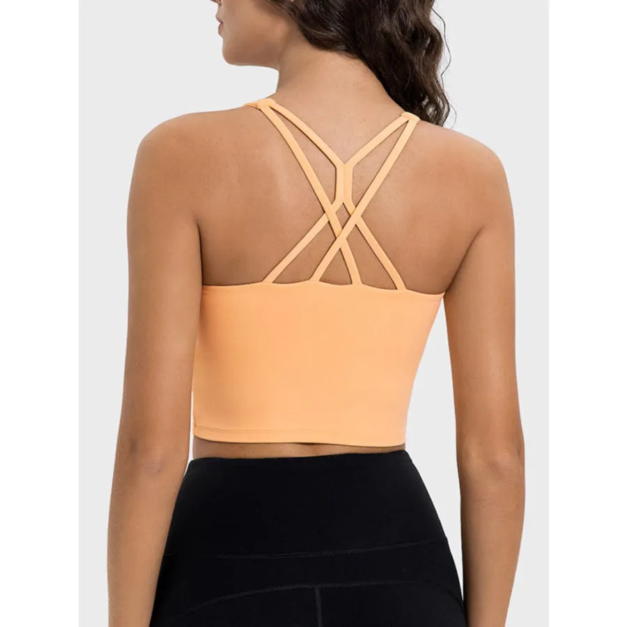 Crisscross Round Neck Active Tank