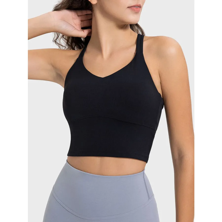 Crisscross Round Neck Active Tank