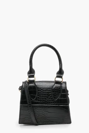 Croc Pu Mini Grab Bag