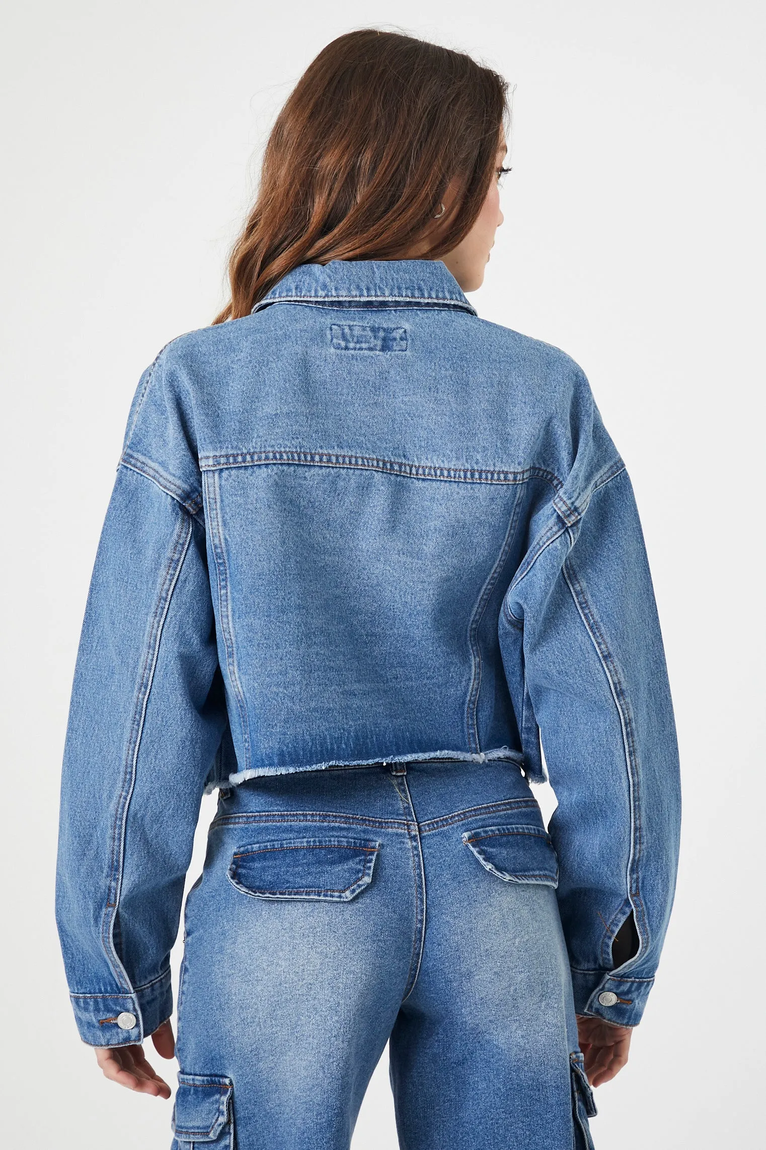 Cropped Denim Jacket