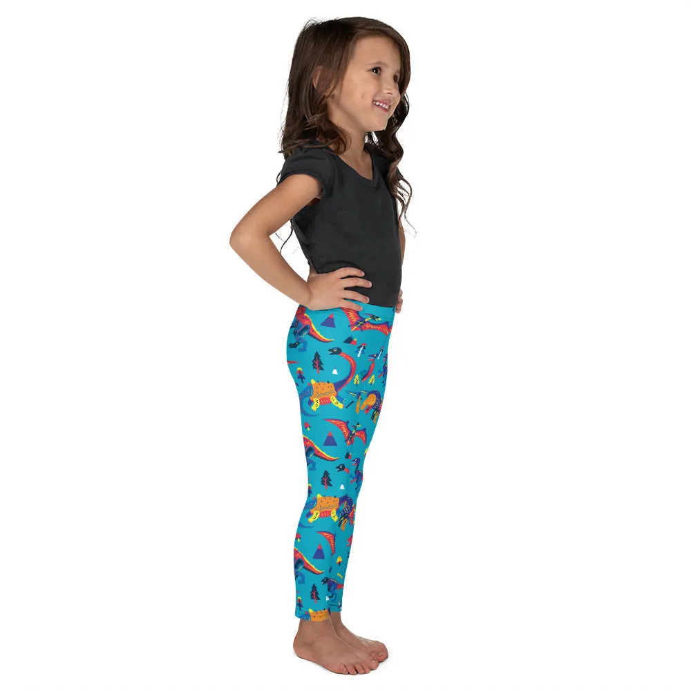 Cute Dinosaur Kid's Leggings