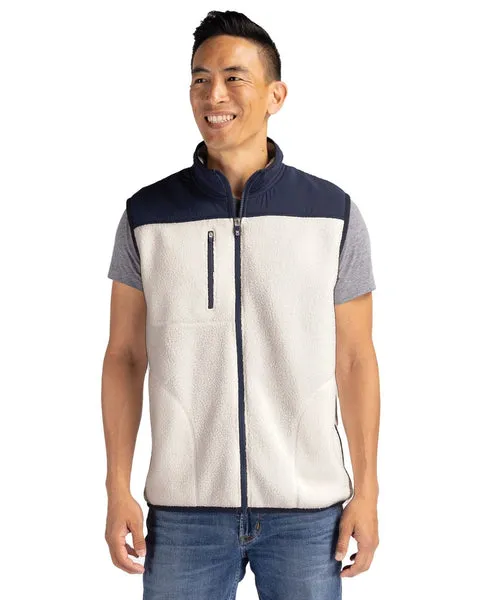 Cutter & Buck - Men's Cascade Eco Sherpa Fleece Vest