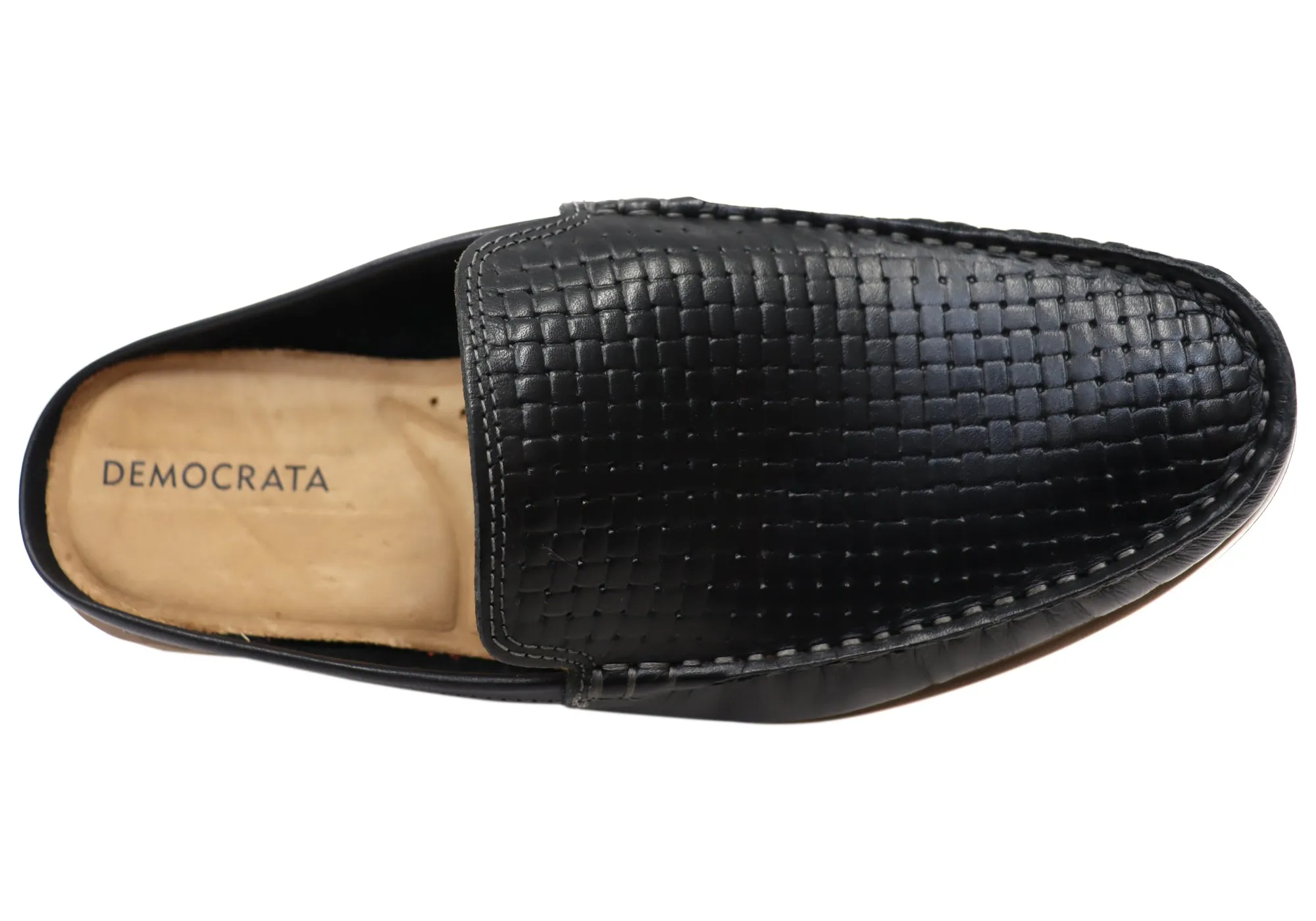 Democrata Terri Mens Leather Slip On Comfortable Shoes Made In Brazil