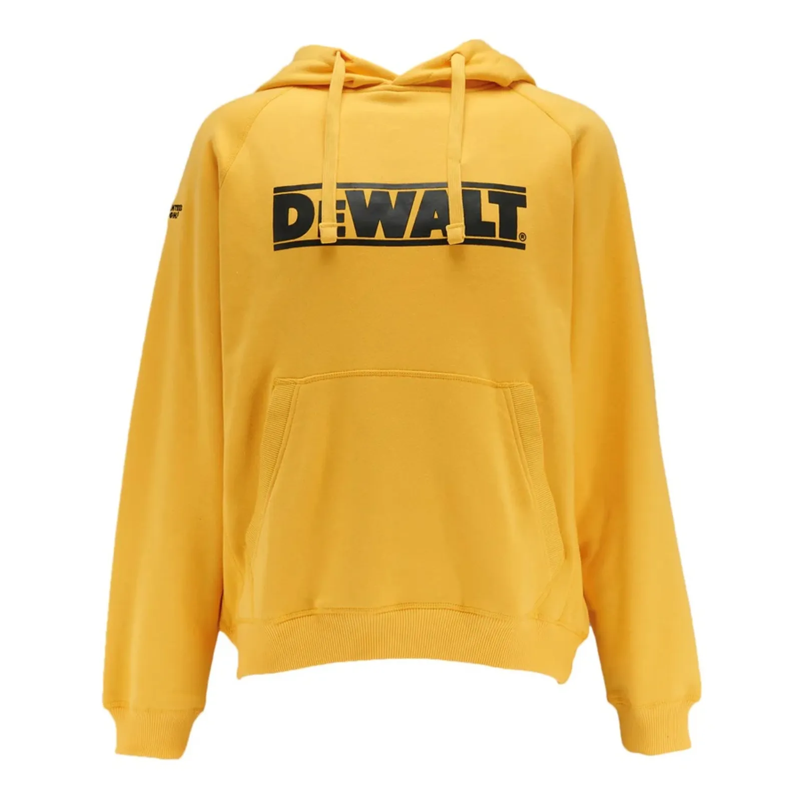 DeWalt Logan Men's Size Large Black Cotton/Polyester Water Resistant Hooded Sweatshirt