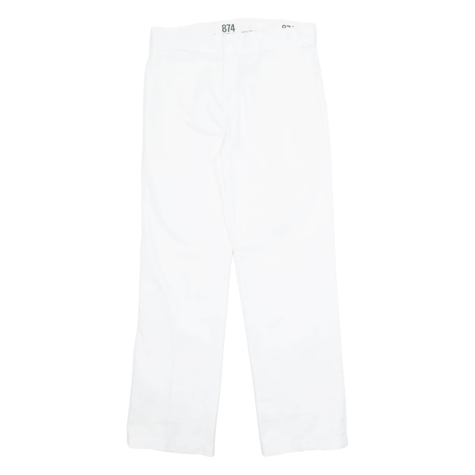 DICKIES Chino 974 Mens Trousers White Regular Straight W32 L32