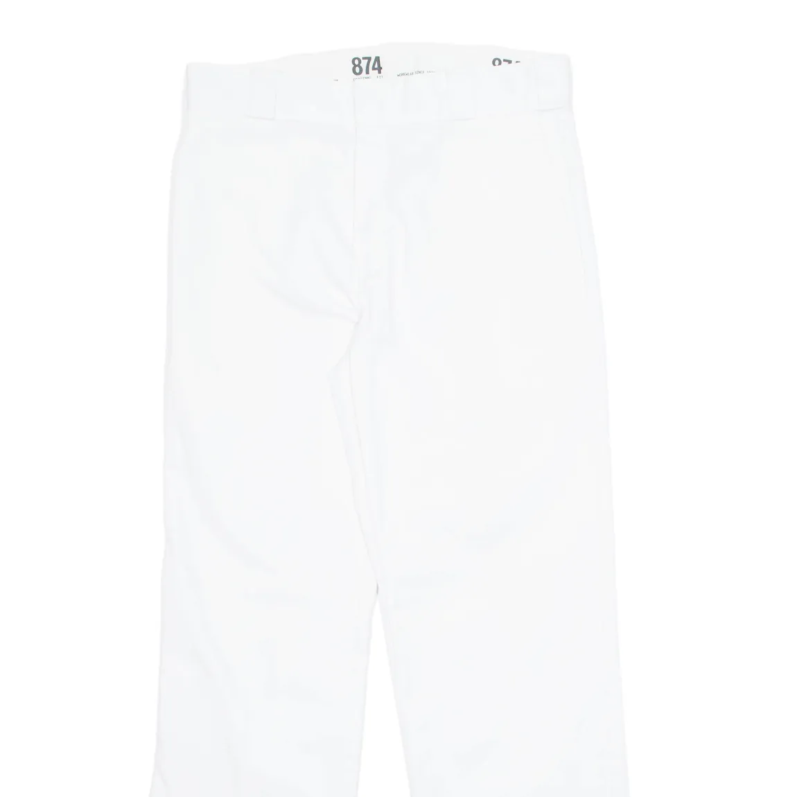 DICKIES Chino 974 Mens Trousers White Regular Straight W32 L32