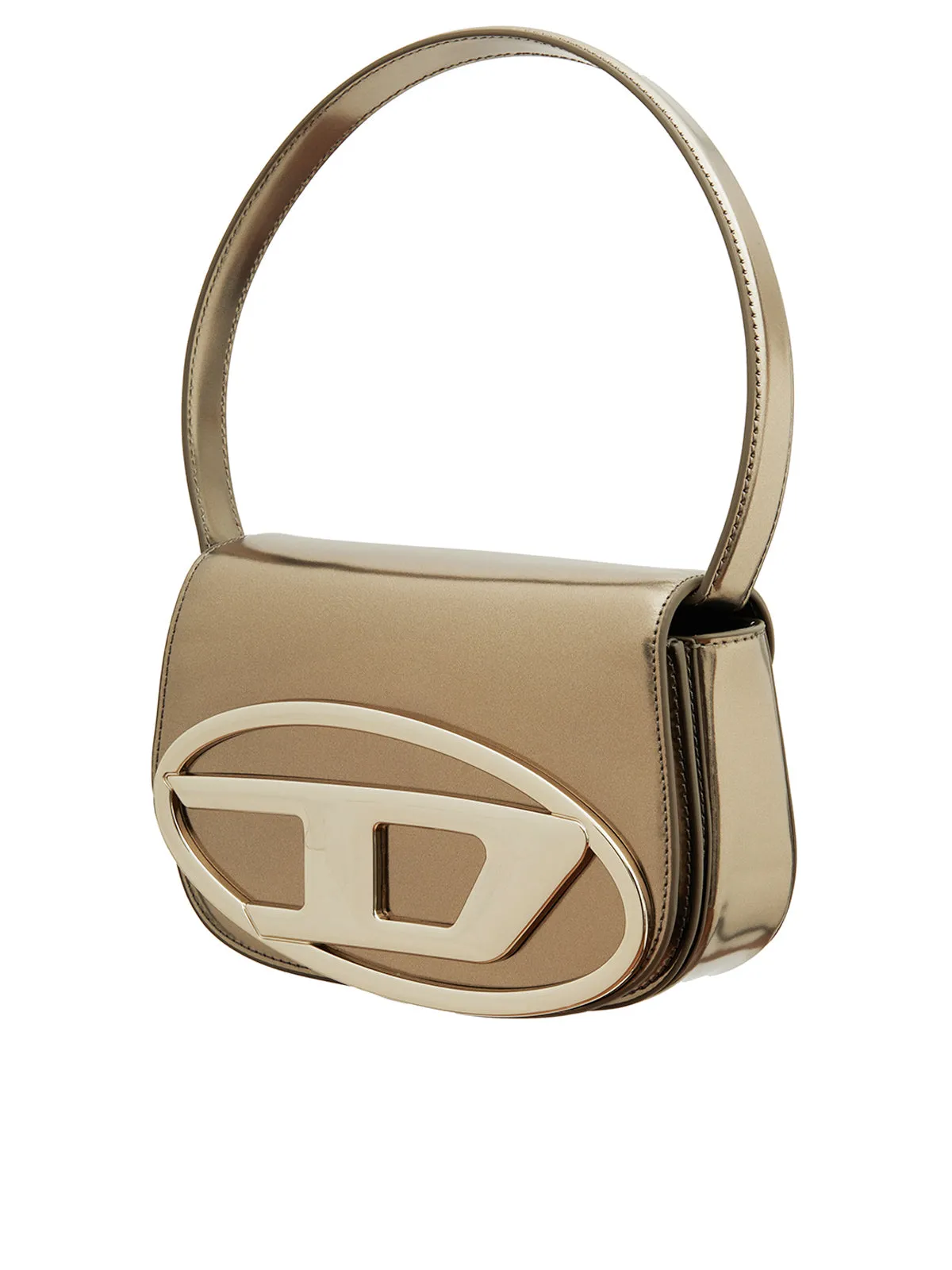 DIESEL Elegant Mini Handbag with Metallic Finish 8.1 x 2.75 x 5.3